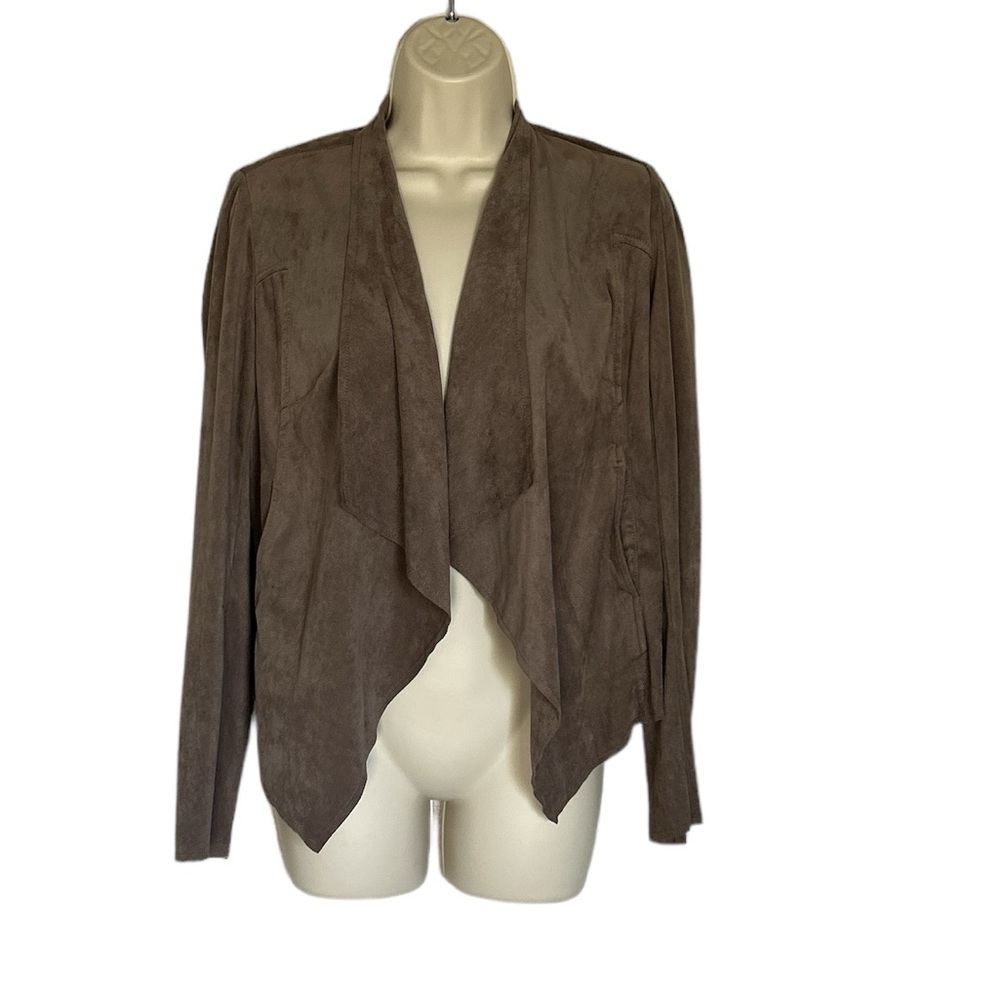 Kut from the Kloth brown faux suede jacket with pockets size S
